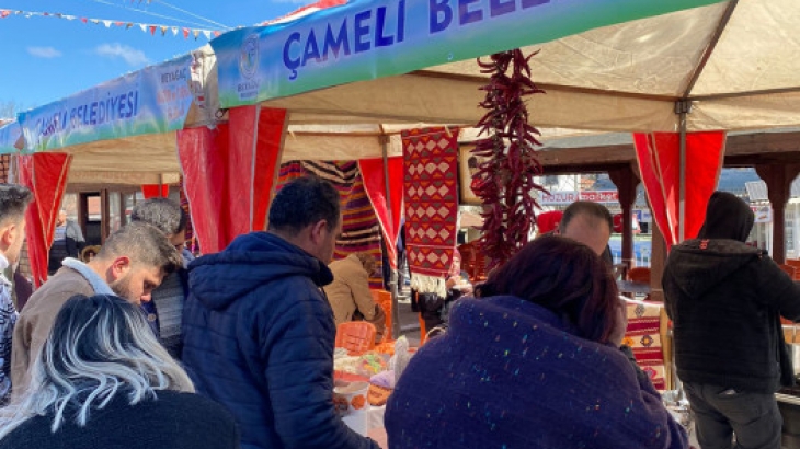 Beyağaç Kültür ve Tarhana Festivalinde Çameli Standı İlgi Gördü
